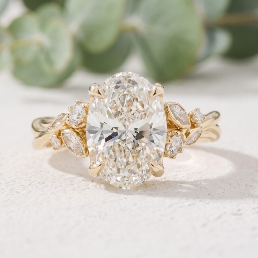 Art Deco Vintage Ring Antique Style Statement Ring